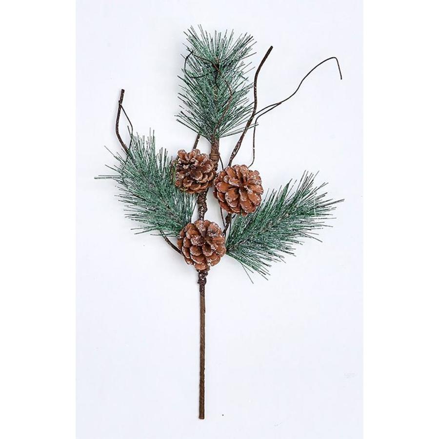 Worth Imports 16in Pine and Cone Spray, Set of 3 in the Christmas