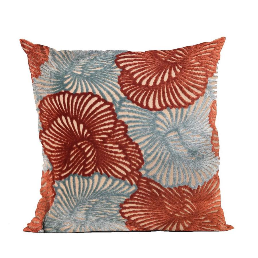 Plutus Brands Red Blue Indoor Decorative Pillow In The Throw Pillows Department At Lowes Com