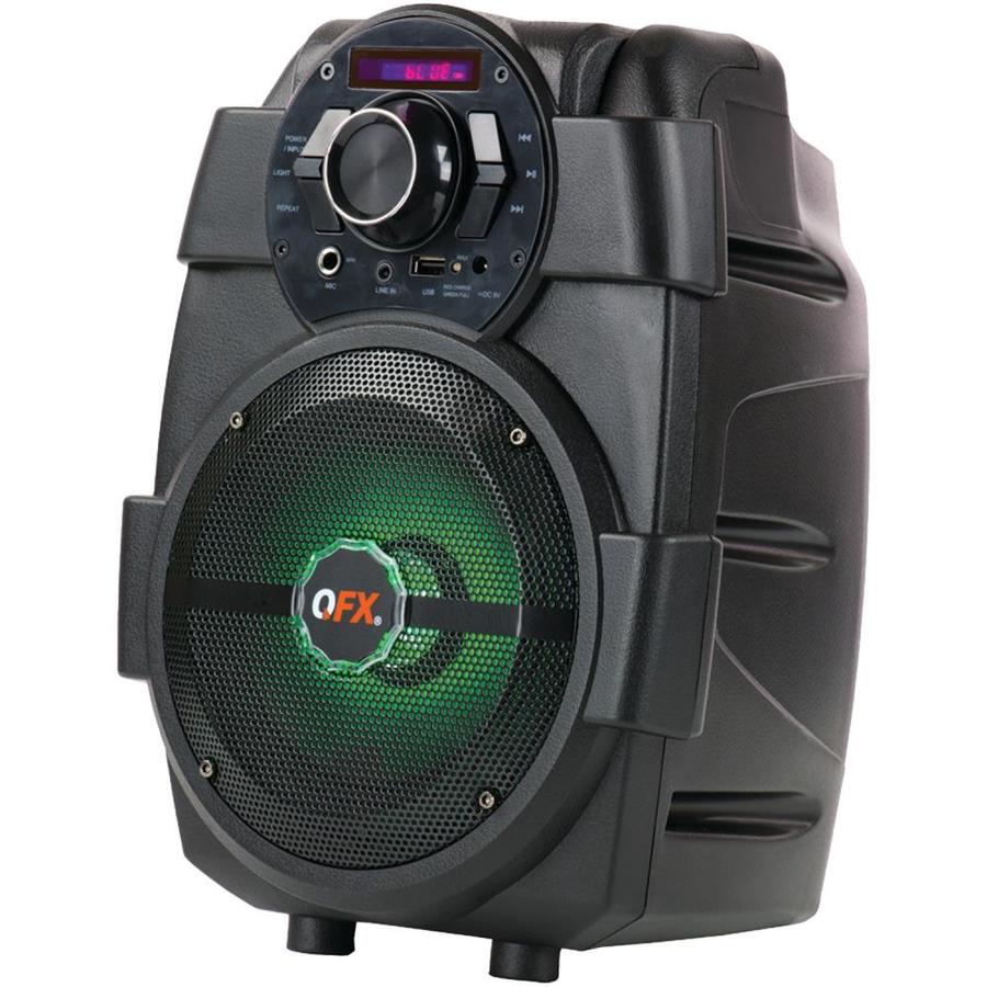 Qfx 1,500-watt Rechargeable Bluetooth Party Speaker In The Boomboxes 