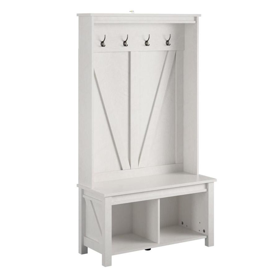 lowes coat rack bench