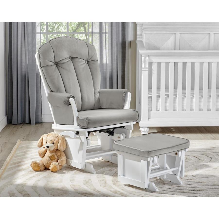 light grey glider chair