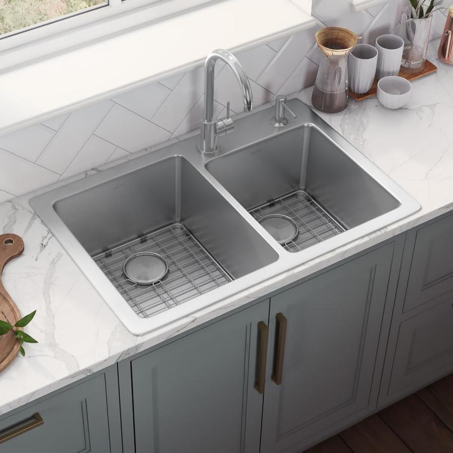 Ruvati Ruvati 33 X 22 In Drop In Topmount Kitchen Sink 16 Gauge