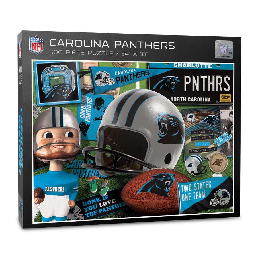 9-Inches NFL Carolina Panthers Vintage Throwback Football