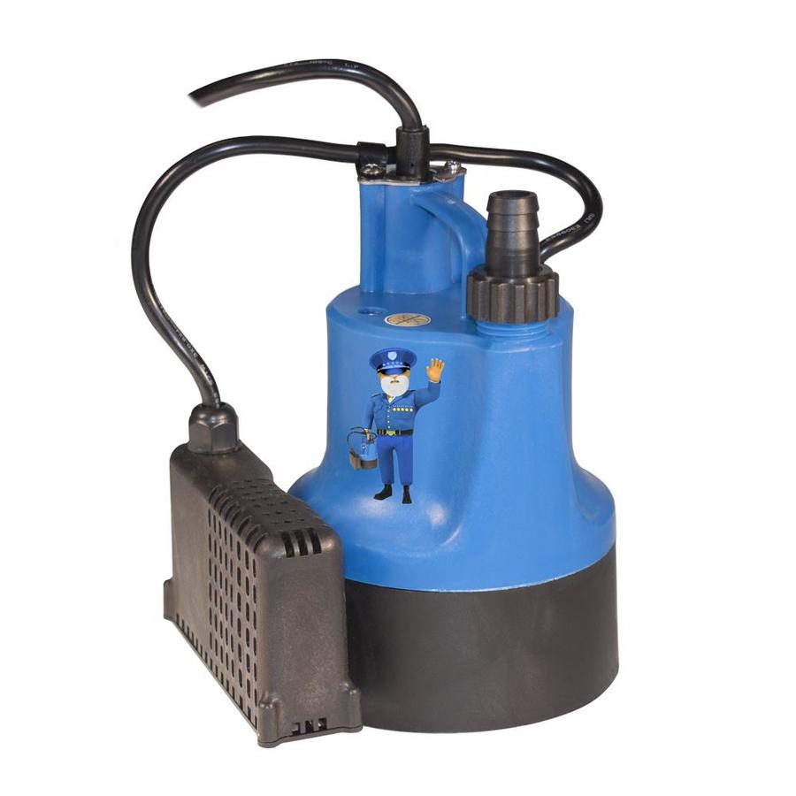 Burcam 1/6HP Automatic Submersible Utility Pump in the Water Pumps