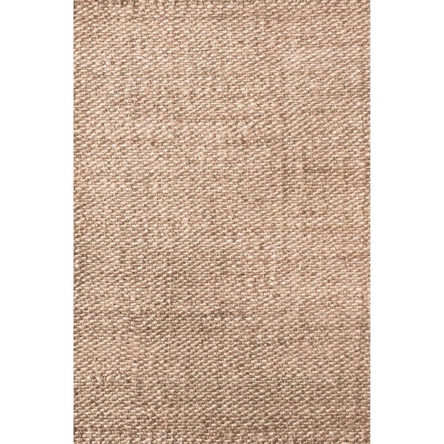 3 x 5 Natural nuLOOM Wavy Chevron Jute Rug white