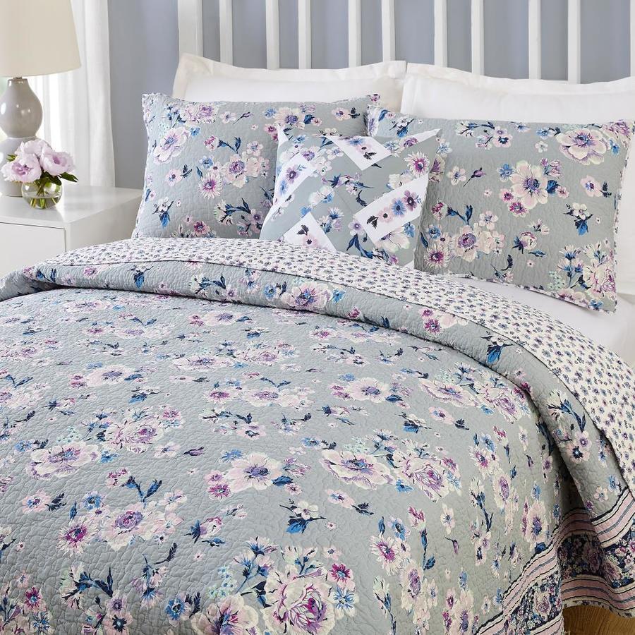 Vera Bradley Park Stripes Quilt King in the Bedding Sets department at