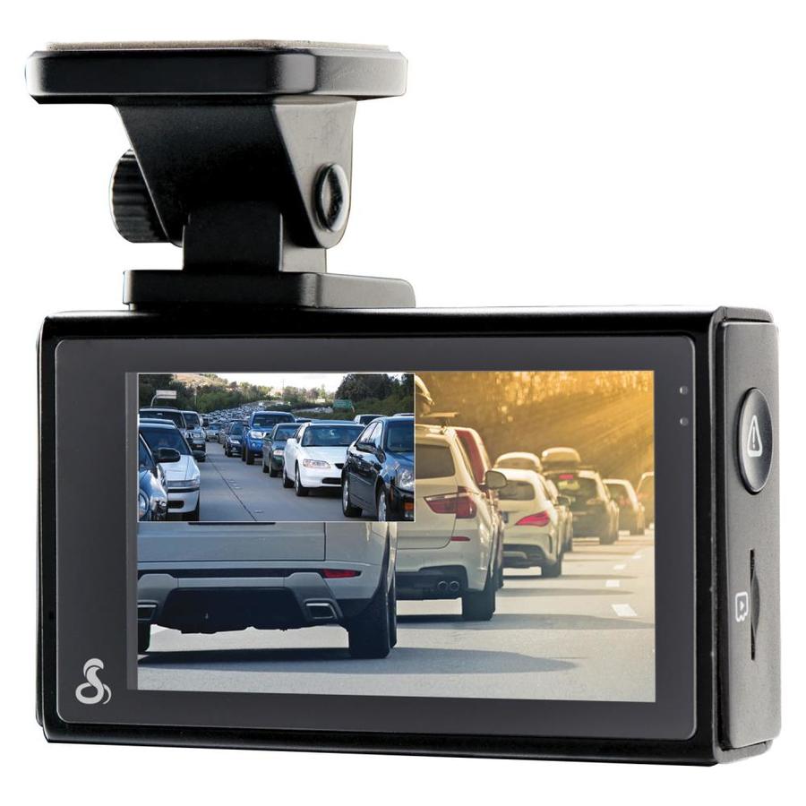 Cobra SC 200D Dual-View Smart Dash Cam in the Dash Cams department at