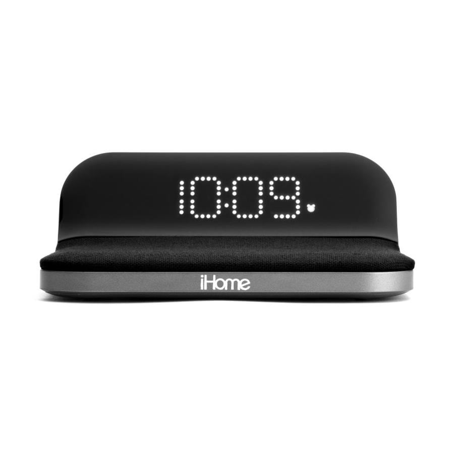 iHome iHome Compact Alarm Clock with Qi Wireless Charging and USB Charging in the Clocks