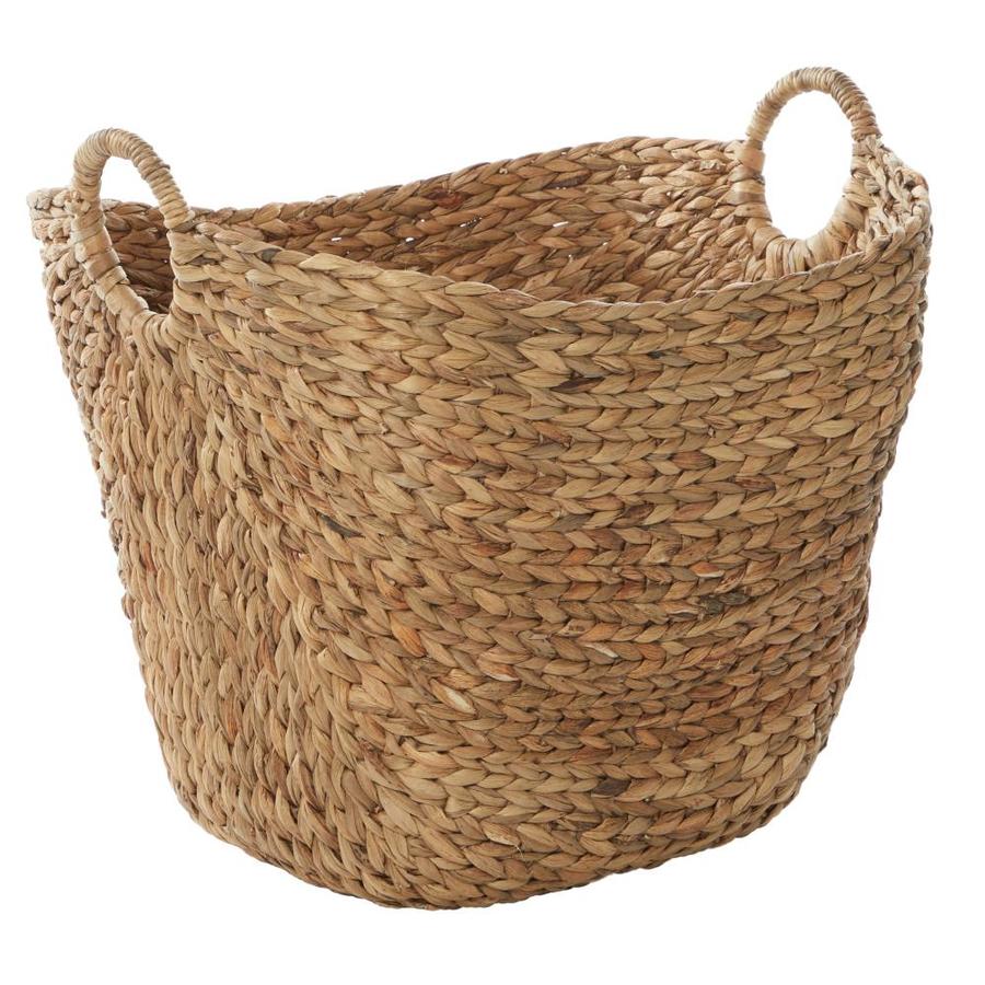 Grayson Lane Extra Large Oval Natural Seagrass Wicker Basket with