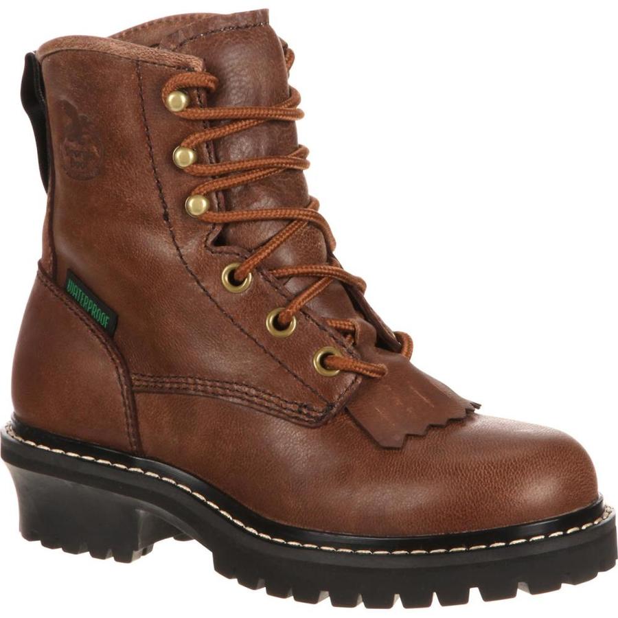kids brown combat boots