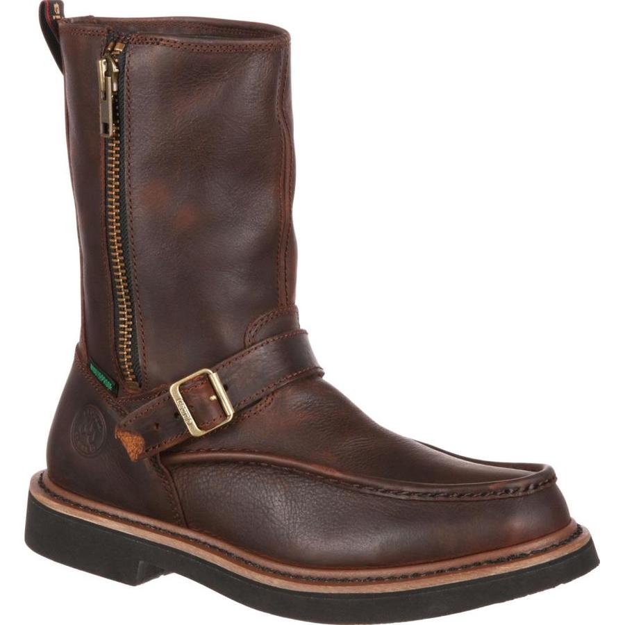 Georgia Boot Size: 12 Wide Mens Brown 