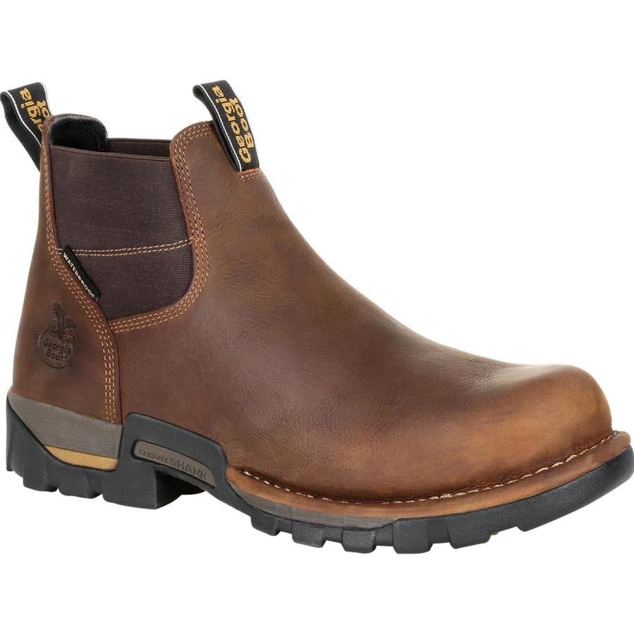 Georgia Boot Size: 13 Wide Mens Brown 