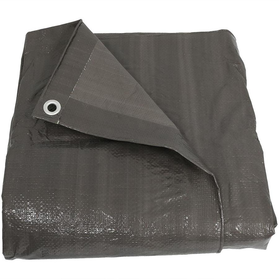 Sunnydaze Decor 30x50 Waterproof Tarp Heavy Duty Multi Purpose Outdoor Reversible Dark Gray In