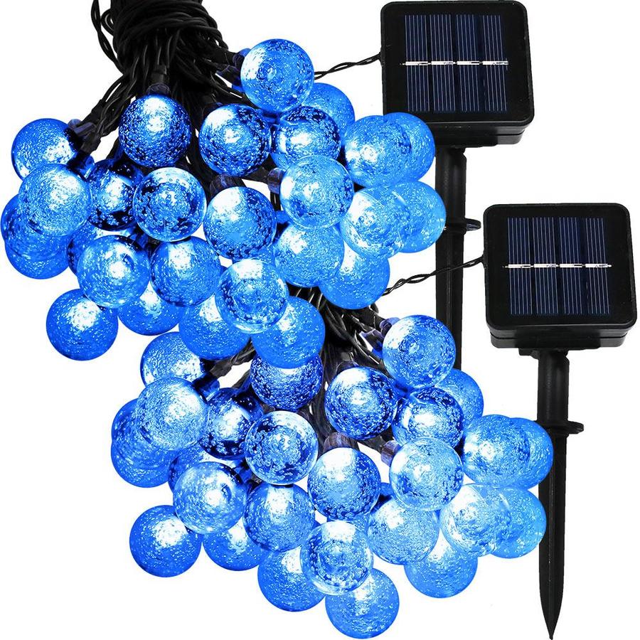 Sunnydaze Decor Set of 2 20 Foot 30Count LED Solar Powered String