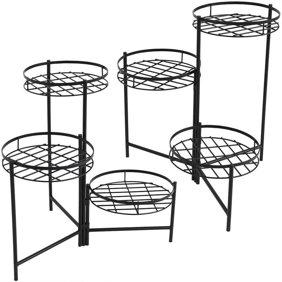 Featured image of post White Metal Plant Stand Indoor - Get the feel of the orient with these painted cylinders of iron.
