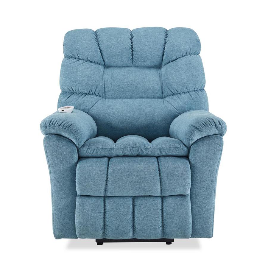 modern blue recliner