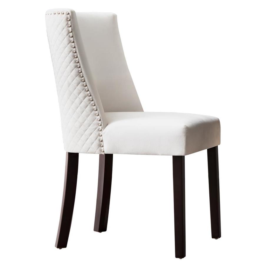 CASAINC Cotton upholstered dining chair (wood frame) Contemporary