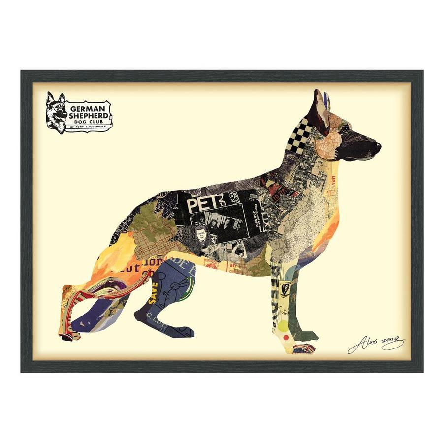 german shepherd wall art