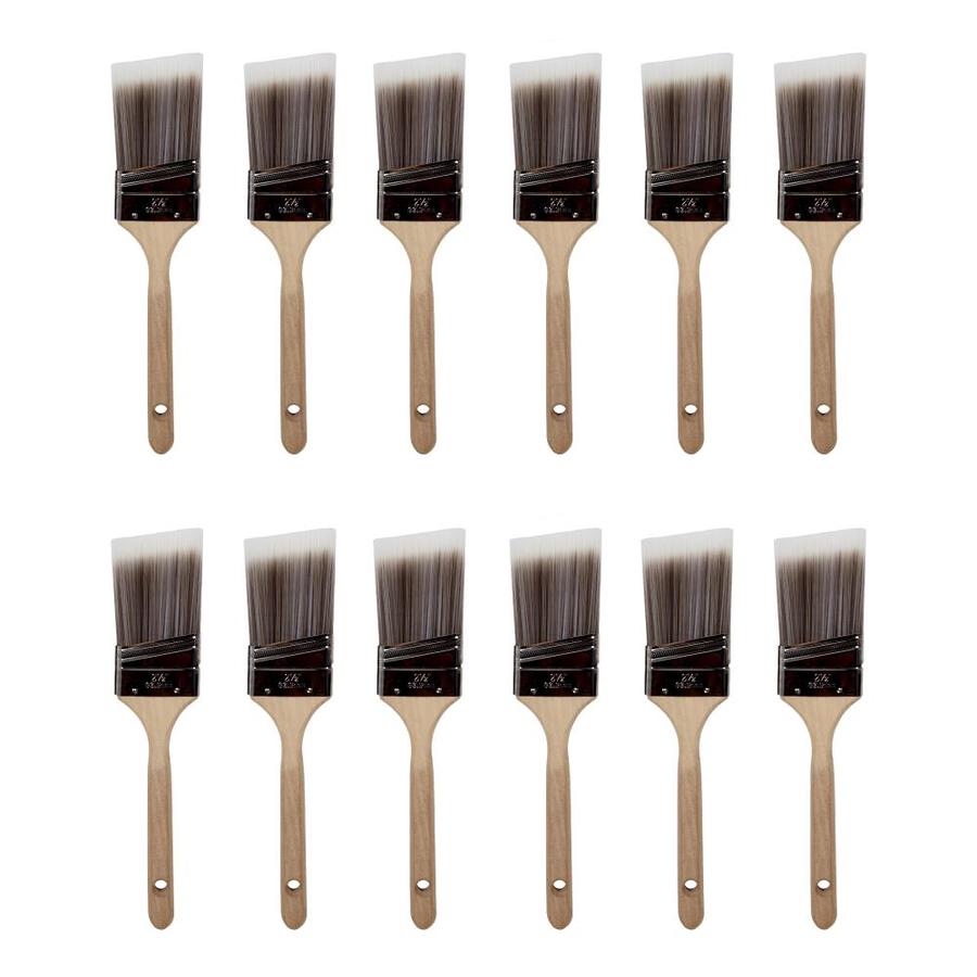 ACTION-1 12-Pack Paint Brush (Common:; Actual:) In The Paint Brushes ...