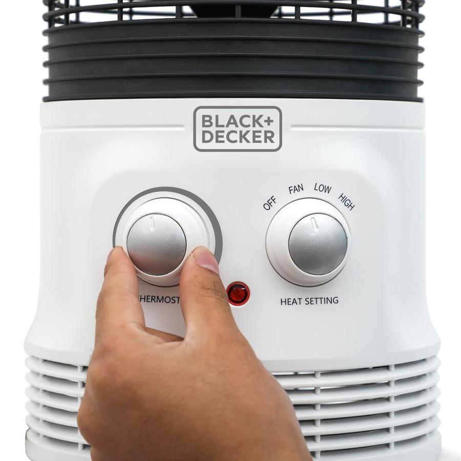 BLACK+DECKER 1500Watt Fan Compact Personal Indoor Electric Space