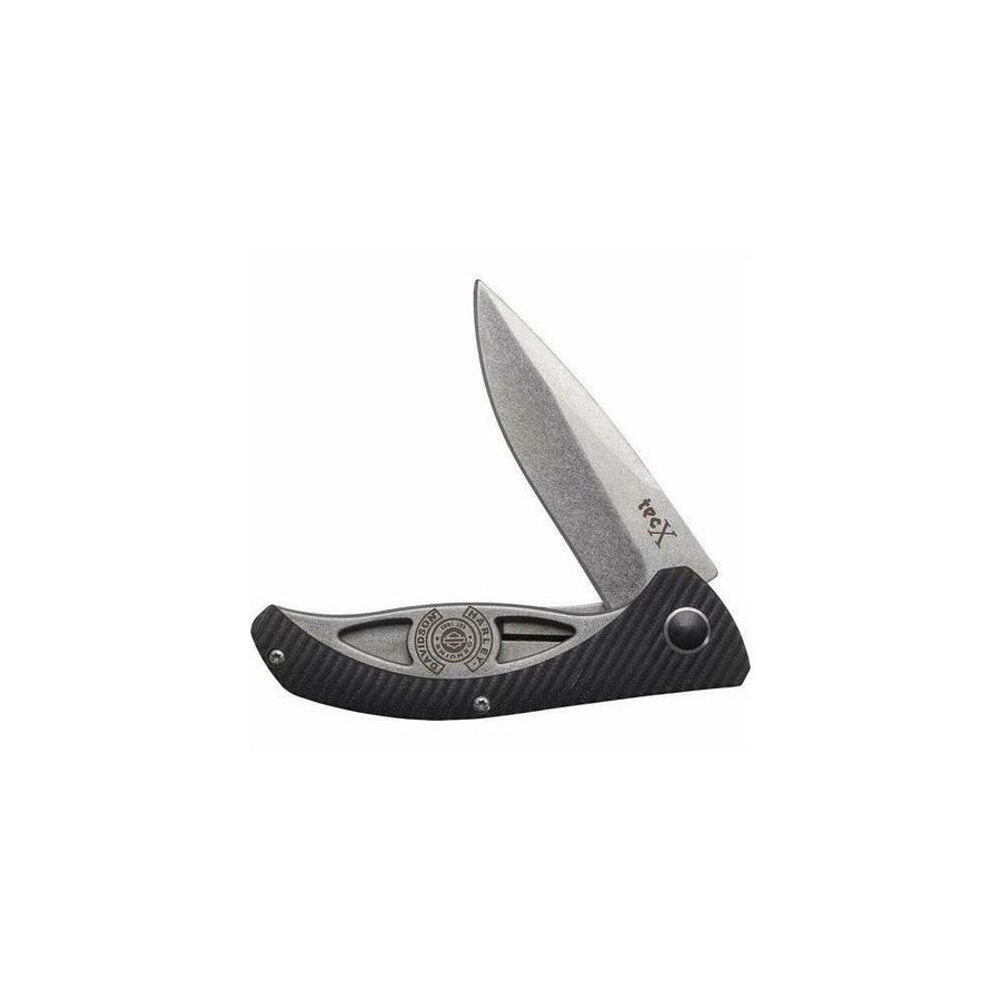 Case Cutlery Case Cutlery Cas 19n Harley Davidson Tec X Fl 1 G 10 Flipper Knife Black In The Endless Aisle Department At Lowes Com