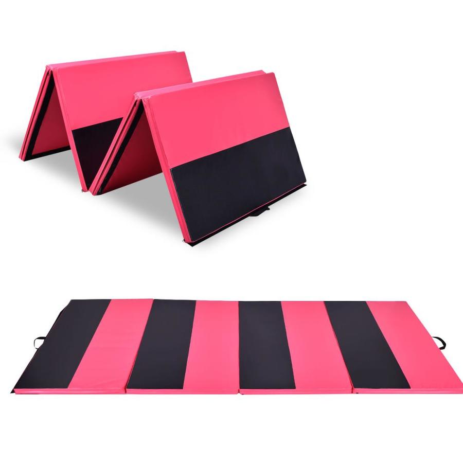 black gymnastics mat