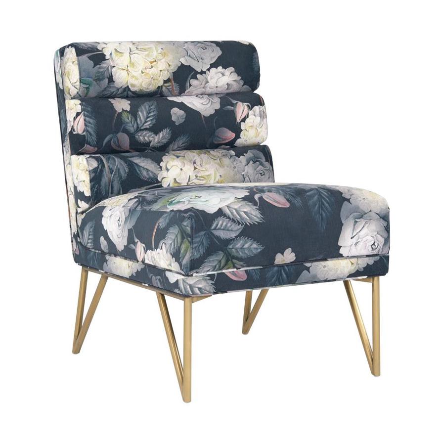floral accent chair