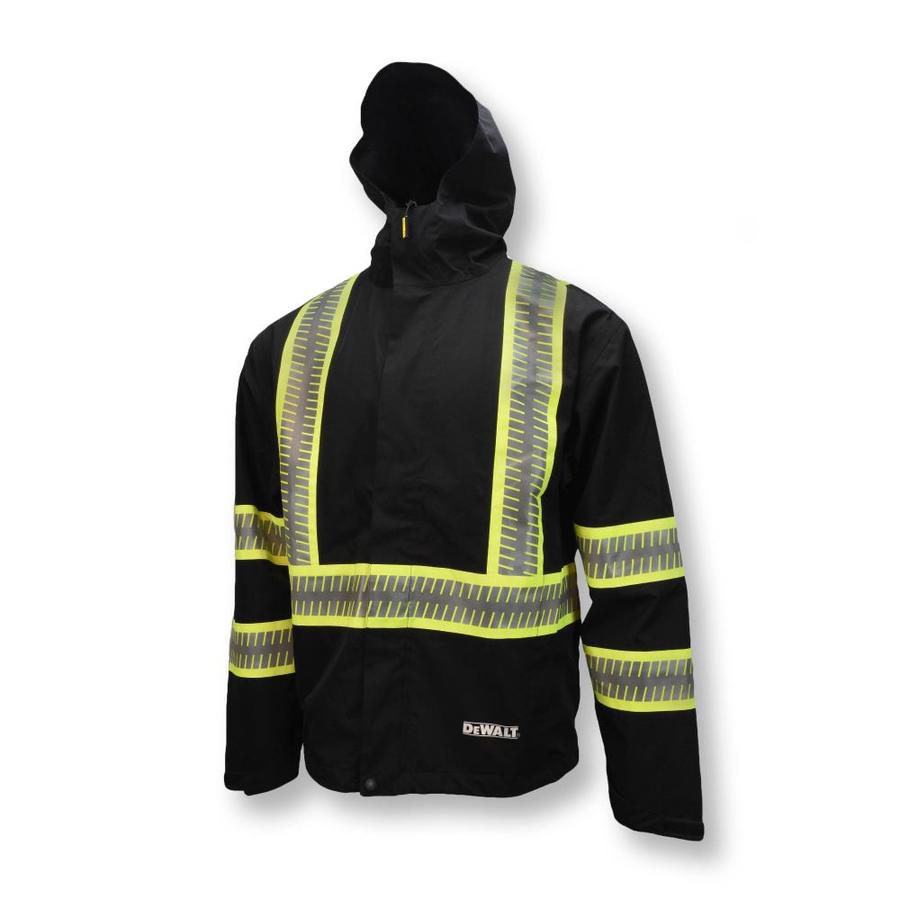 hi vis long raincoat