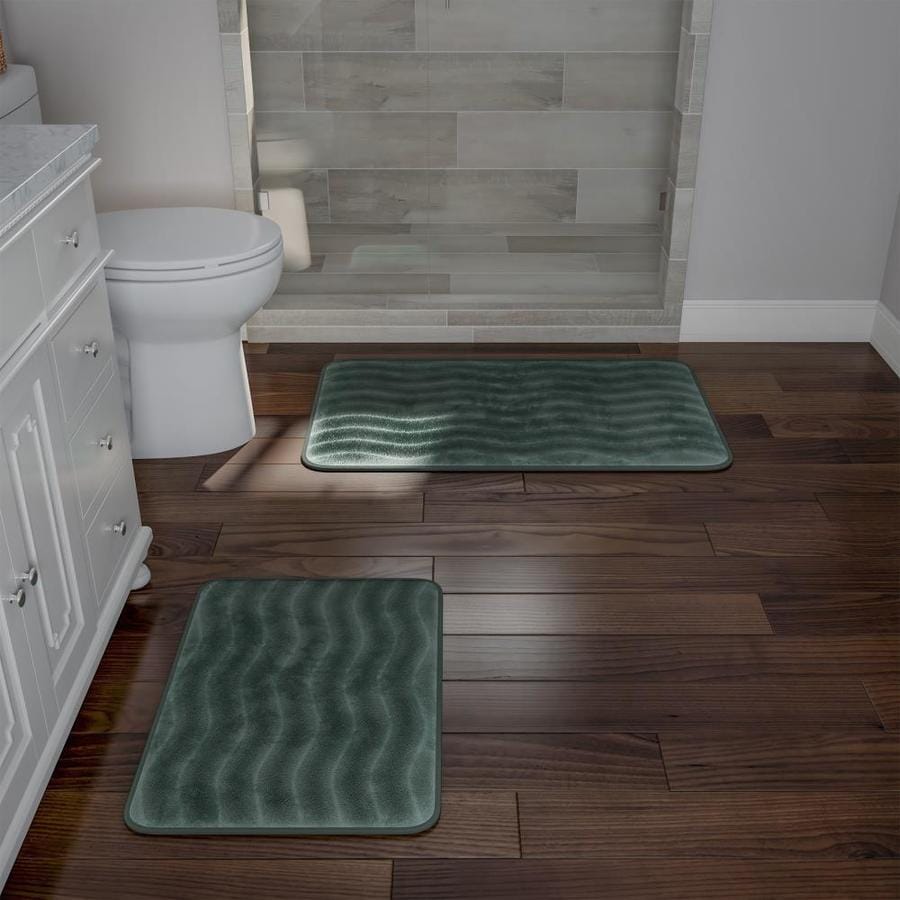 Absorbent Non-slip Soft Memory Plush Shower Mat Bath Bathroom Floor Foam Rug New