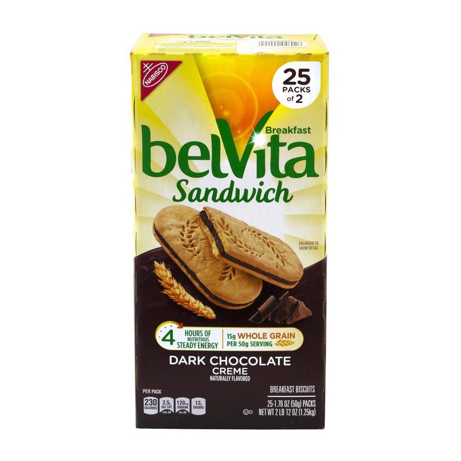 Belvita Belvita Breakfast Sandwich Dark Chocolate Creme, 1.76 Oz, 25 ...