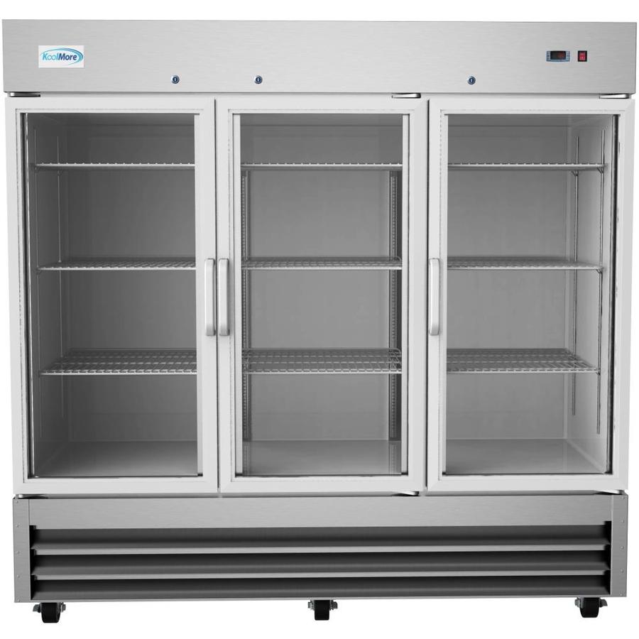 KoolMore 72-cu Ft 3-Door Reach-in Commercial Refrigerator (Stainless ...