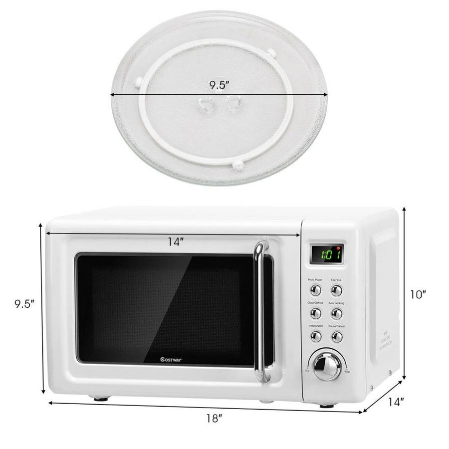 nostalgia microwave white