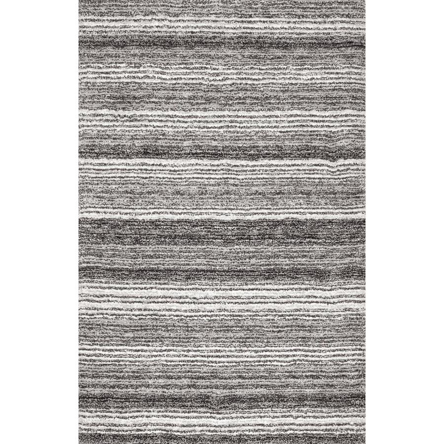 Nuloom Drey 12 X 18 Gray Multi Indoor Stripe Handcrafted Area Rug In The Rugs Department At Lowes Com
