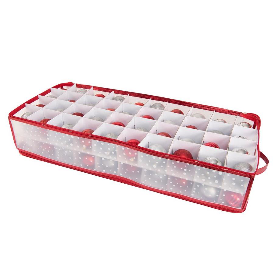 Simplify Simplify 80 Ornament Storage Organizer in Red in the Ornament