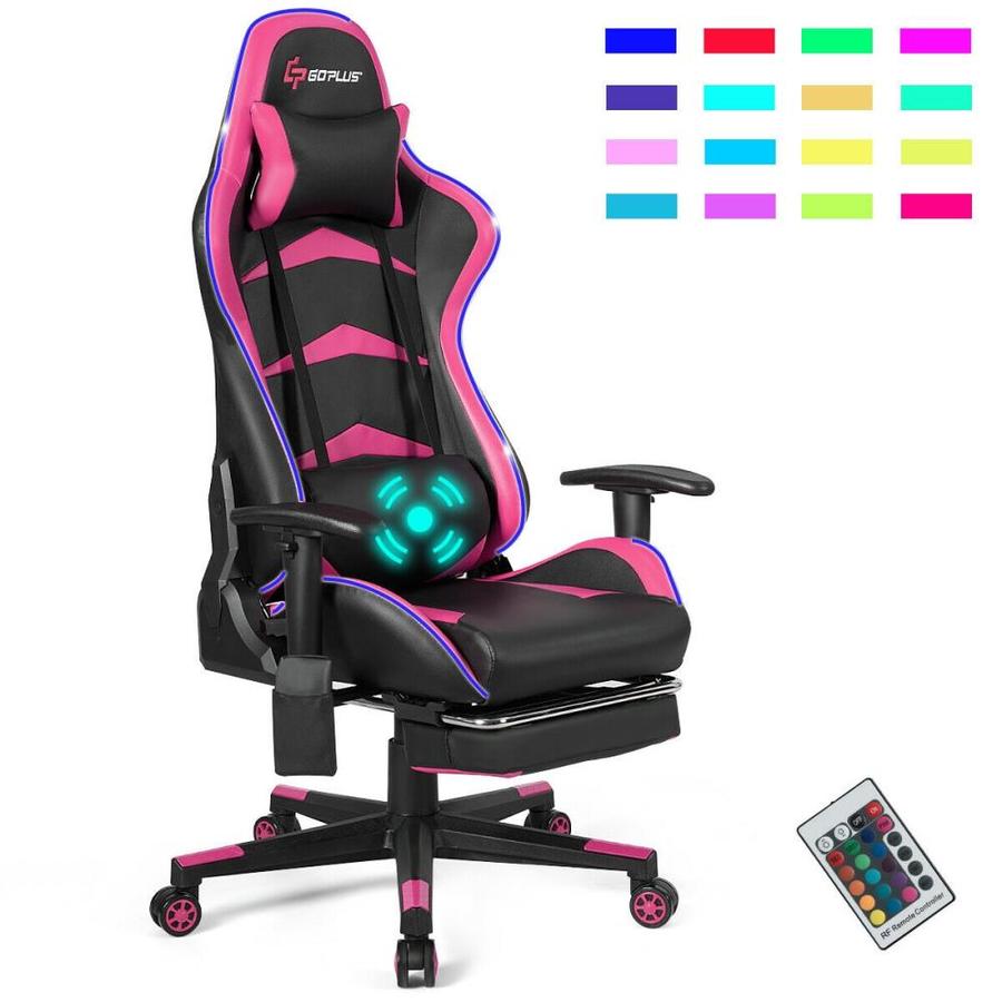gaming chair with footrest