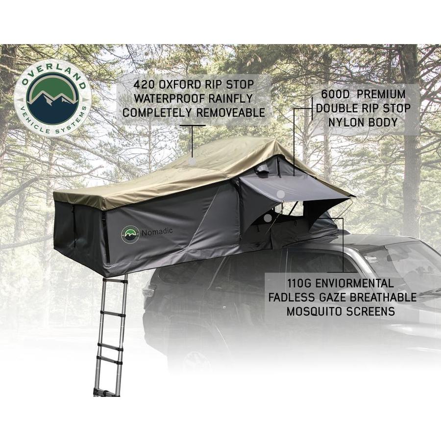 Overland Vehicle Systems Nomadic 4 Extended Roof Top Tent With Annex Gray In The Tents 7698