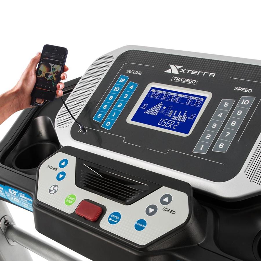 xterra fitness trx3500 folding treadmill for sale