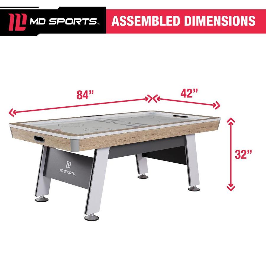 md sports air hockey table