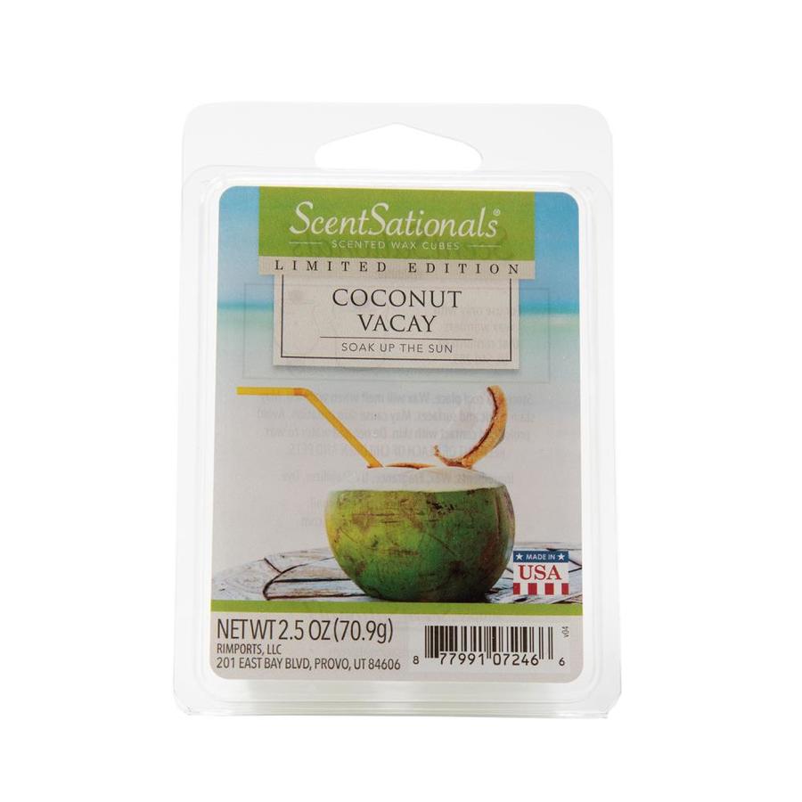 Scentsationals Coconut Va Cay 2 5 Oz Fragrant Wax Melts 3 Pack In The Wax Melts Warmers Department At Lowes Com