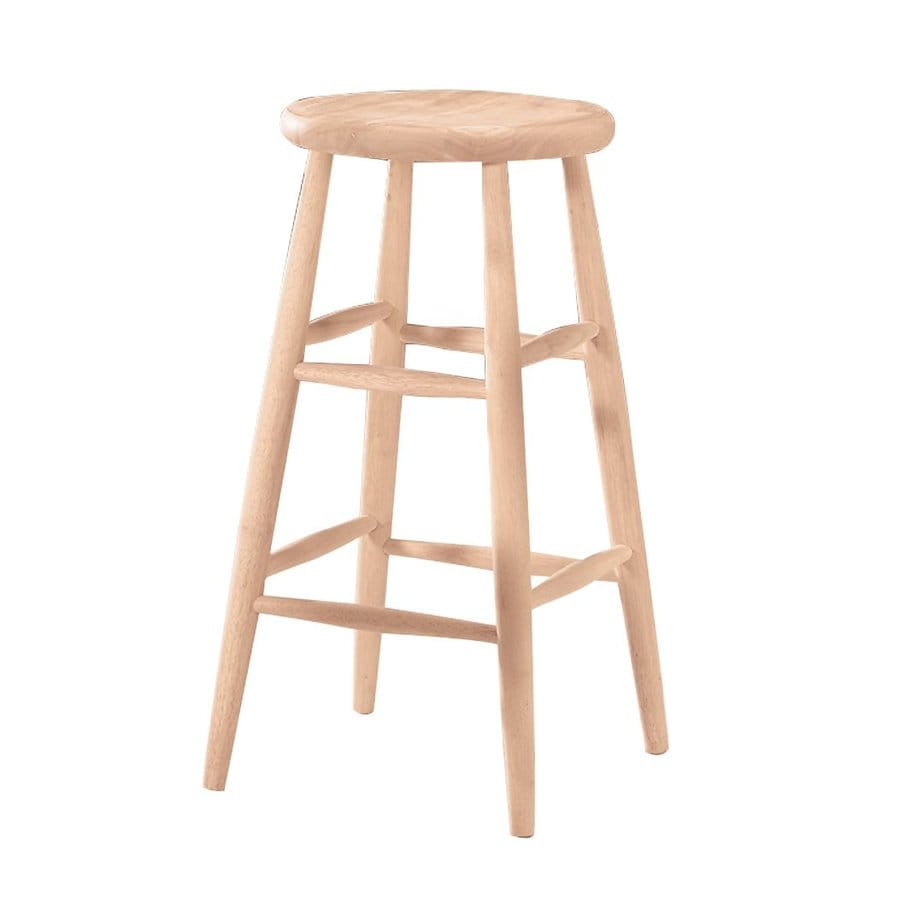 Unfinished Bar Stools Lowes shop international concepts unfinished 30 in bar stool at Unfinished Bar Stools Lowes shop international concepts unfinished 30 in bar stool at