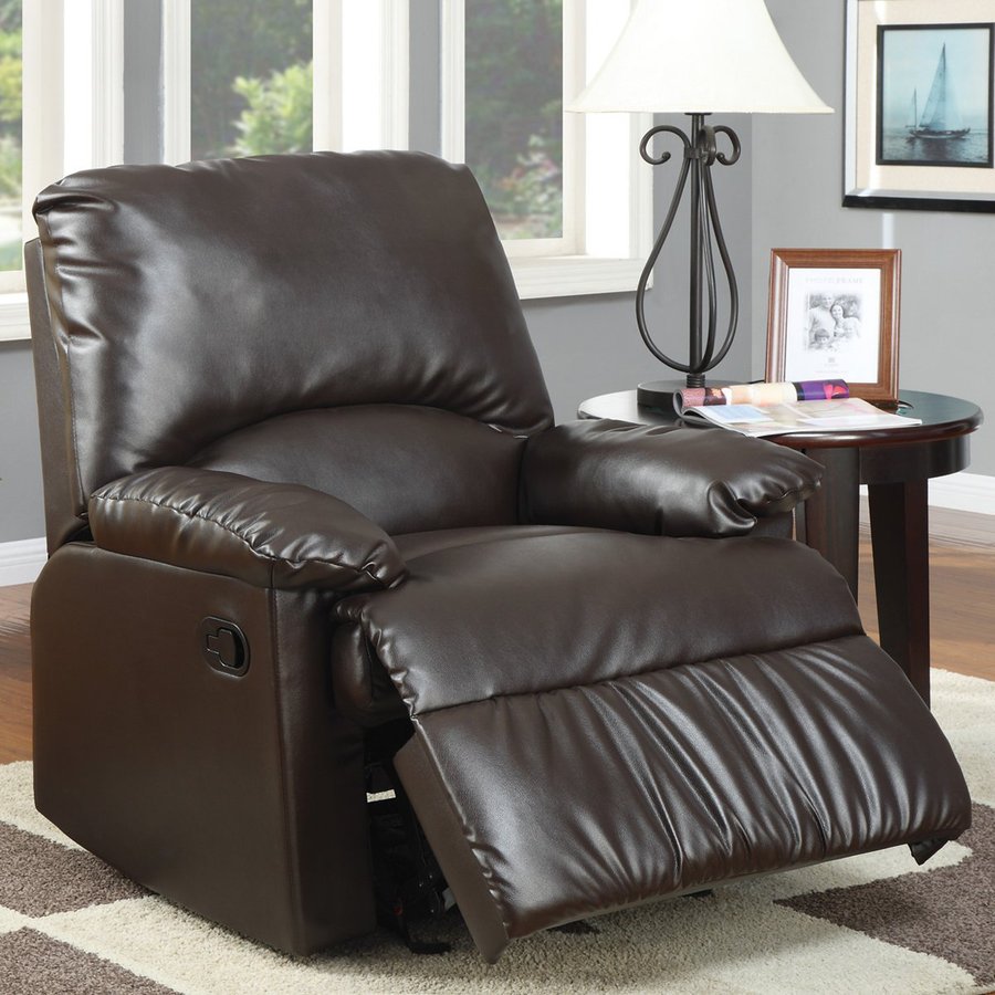 Shop Coaster Fine Furniture Brown Polyester Gliding Recliner at