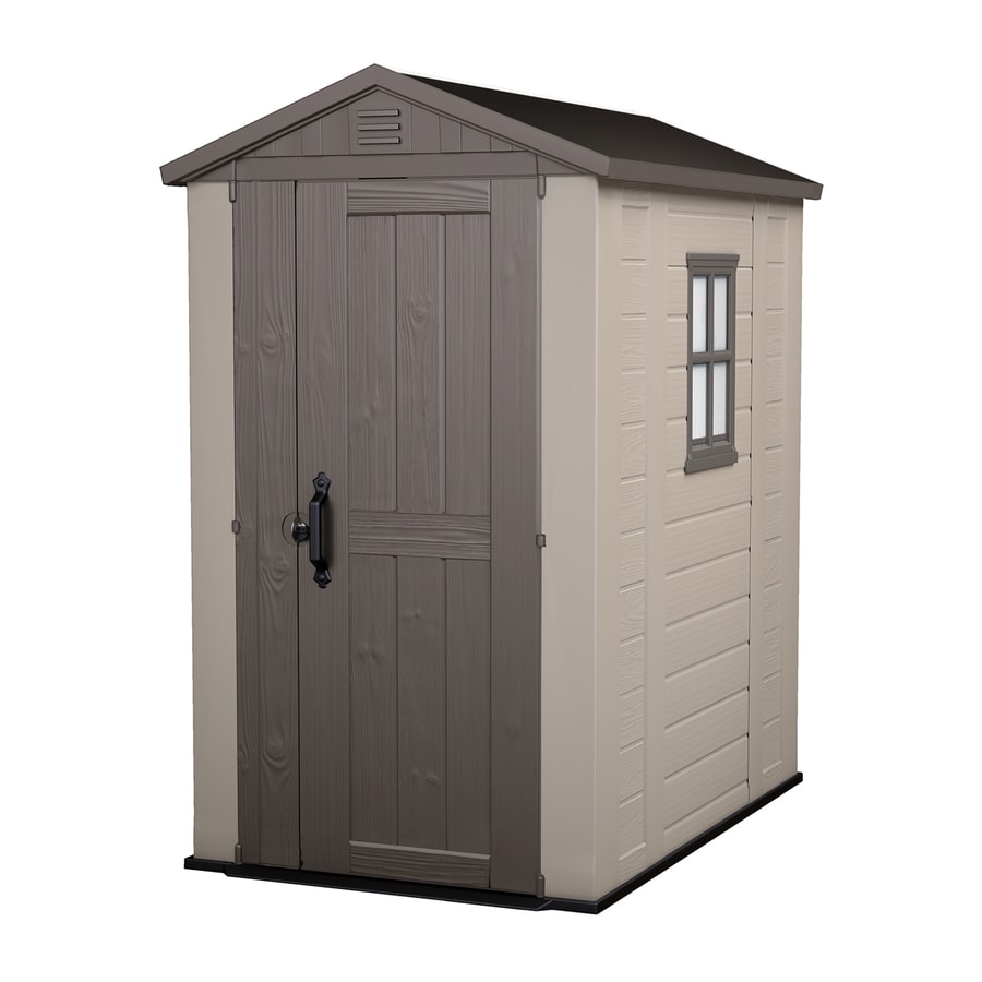 Shop Keter Factor Gable Storage Shed (Common: 4-ft x 6-ft; Interior 