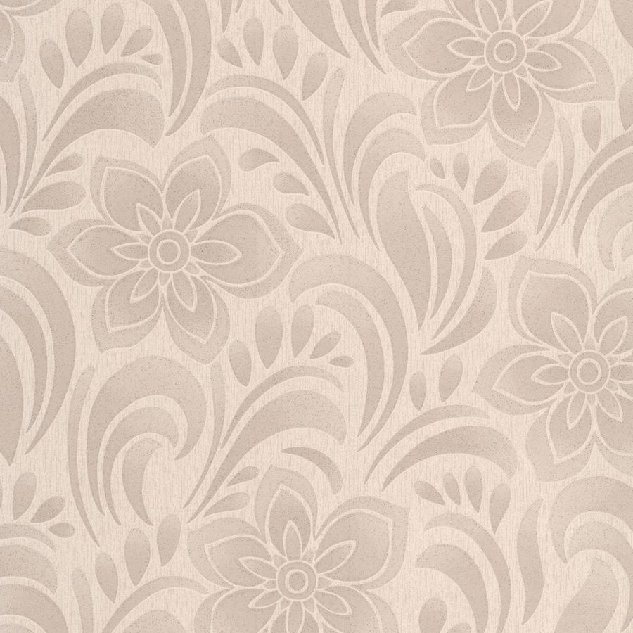 Graham & Brown Botanica Brown Vinyl Textured Floral Wallpaper at 