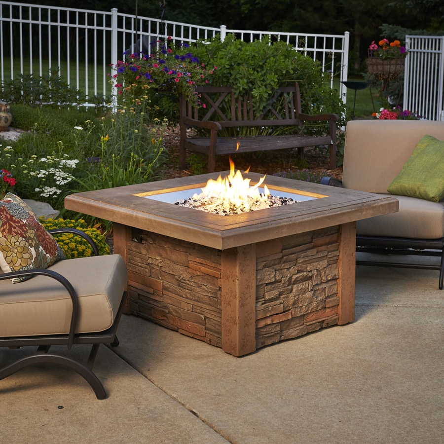 lowes outdoor fire pit table