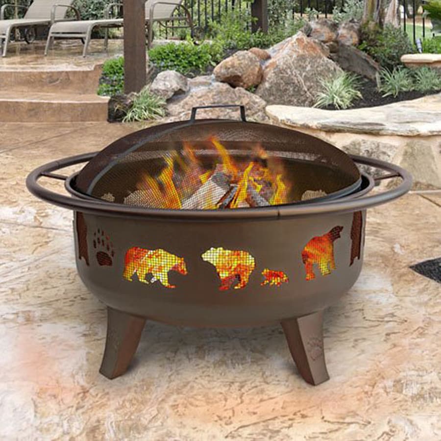 wood burning fire pit