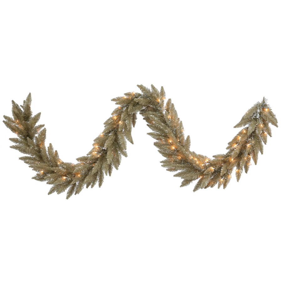 shop vickerman pre lit 9 ft l antique chagne fir shop vickerman pre lit 9 ft l antique chagne fir