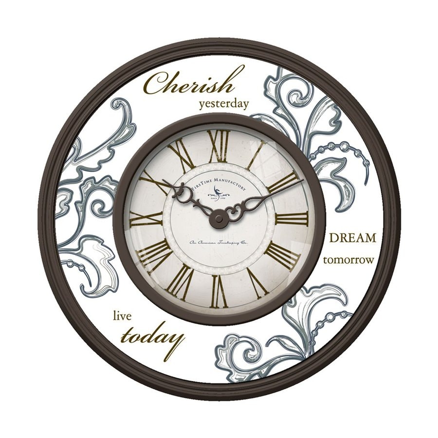 Shop Firstime Manufactory Cherish Analog Round Indoor Wall Standard