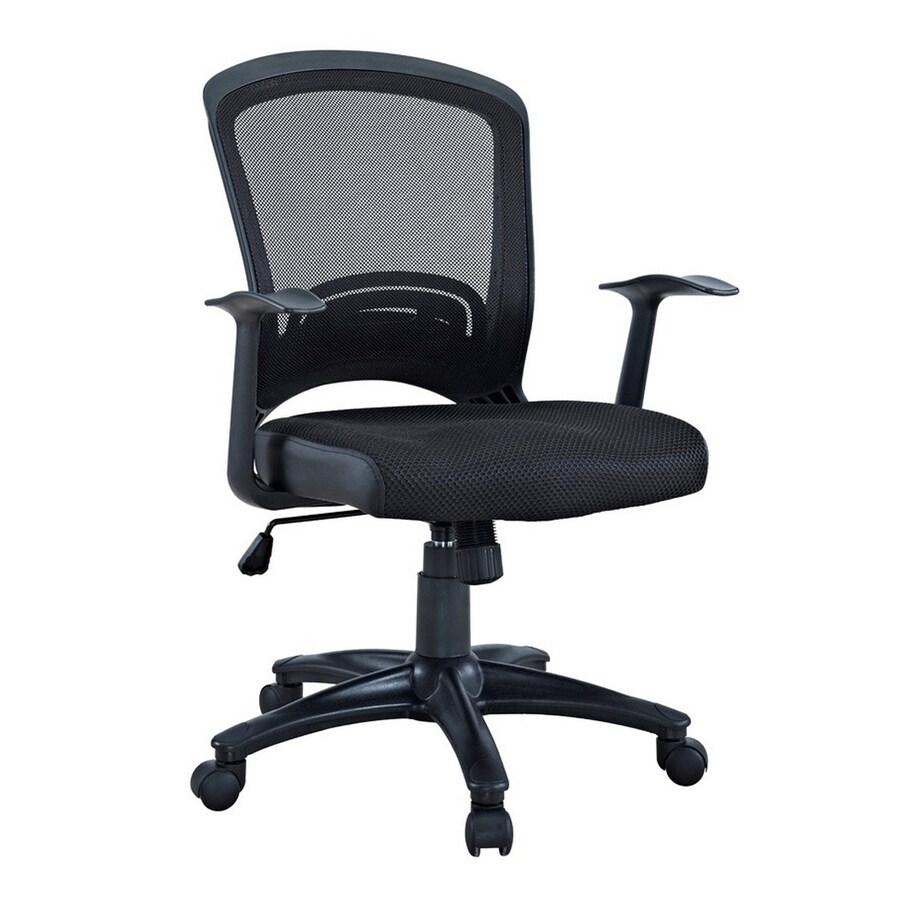 Shop Modway Pulse Black Mesh Task Office Chair at Lowes.com