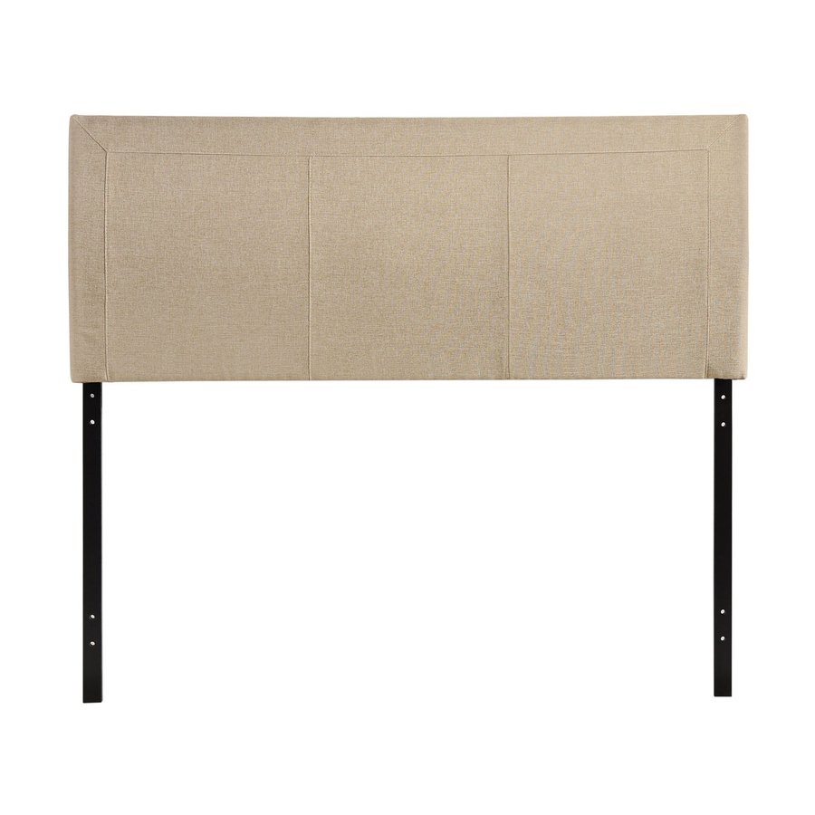 Shop Modway Isabella Beige Queen Linen Upholstered Headboard at