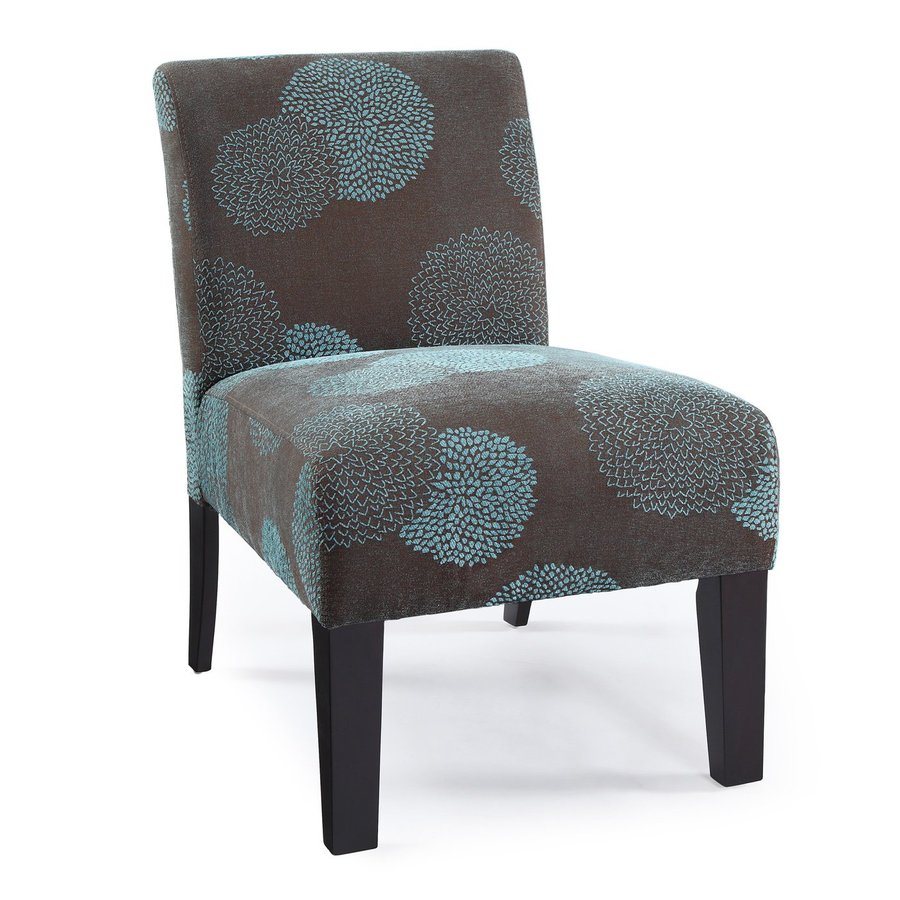 Shop DHI Deco Blue Sunflower Accent Chair at